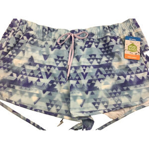 Columbia Womens Bogota Bay Stretch Printed Short SZ XL 6in Inseam Omni Shield
